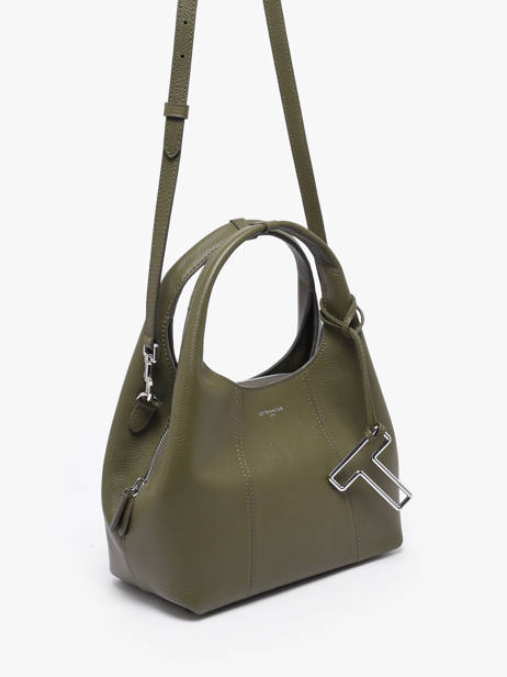 Handtas S Juliette Leder Le tanneur Groen juliette TJET1000 ander zicht 1