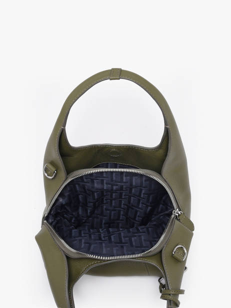 Handtas S Juliette Leder Le tanneur Groen juliette TJET1000 ander zicht 2