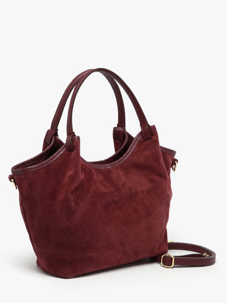 Schoudertas Velvet Caviar Leder Milano Violet velvet caviar VC241111 ander zicht 1