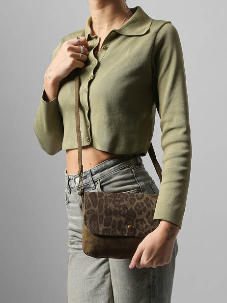 Cross Body Tas Leopard Miniprix Groen leopard 19623 ander zicht 1