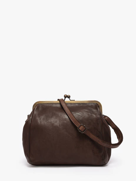 Cross Body Tas Heritage Leder Biba Bruin heritage BT22 ander zicht 3