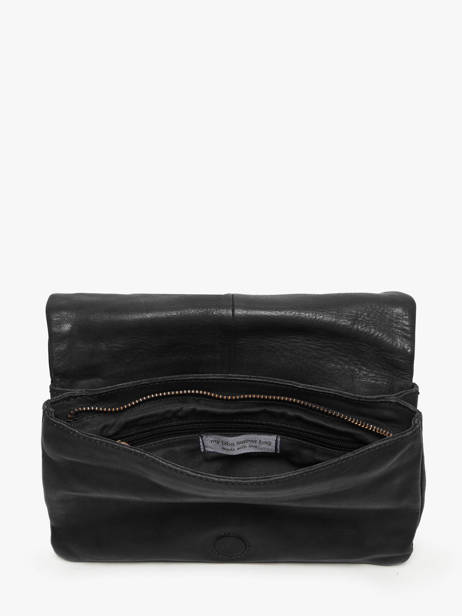 Cross Body Tas Heritage Leder Biba Zwart heritage BT33 ander zicht 2