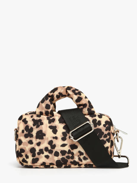 Cross Body Tas Feline Gerecycleerd Polyester Wouf Bruin feline BM250020 ander zicht 4