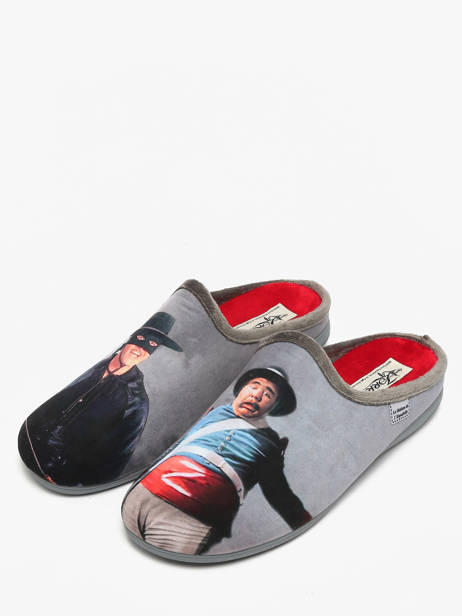 Pantoffels La maison de l'espadrille Grijs men 8 ander zicht 1