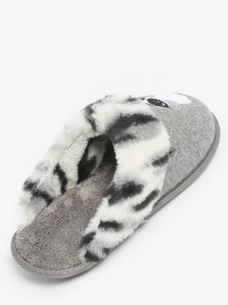 Pantoffels Isotoner Grijs women 97357 ander zicht 2