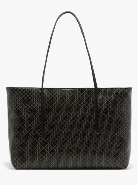 Schoudertas Coated Emblem Gerecycleerd Polyester Calvin klein jeans Zwart coated emblem 4F3266G ander zicht 4