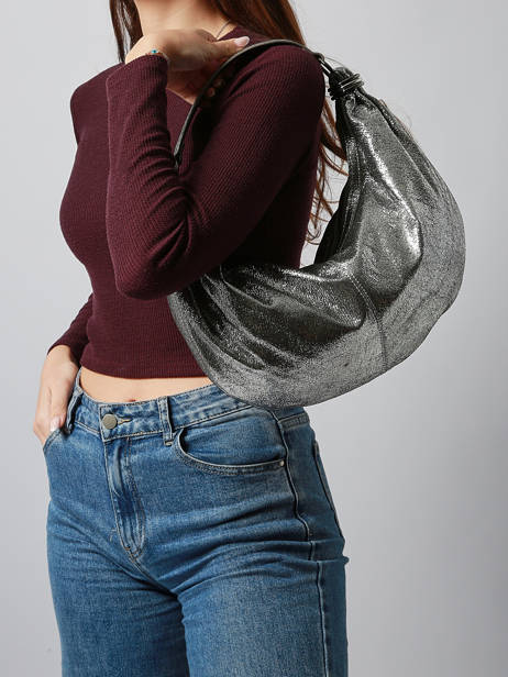 Schoudertas Crips Miniprix Zilver crips 88171 ander zicht 1