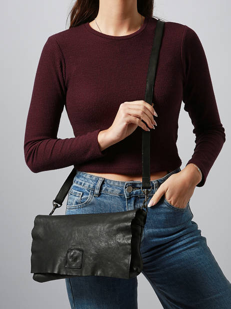 Cross Body Tas Heritage Leder Biba Zwart heritage BT5 ander zicht 1