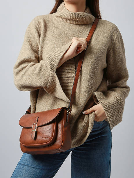 Cross Body Tas Toscane Hexagona Bruin toscane 579734 ander zicht 1