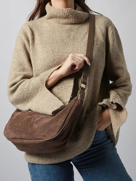 Cross Body Tas Velvet Soft Miniprix Bruin velvet soft 27592 ander zicht 1