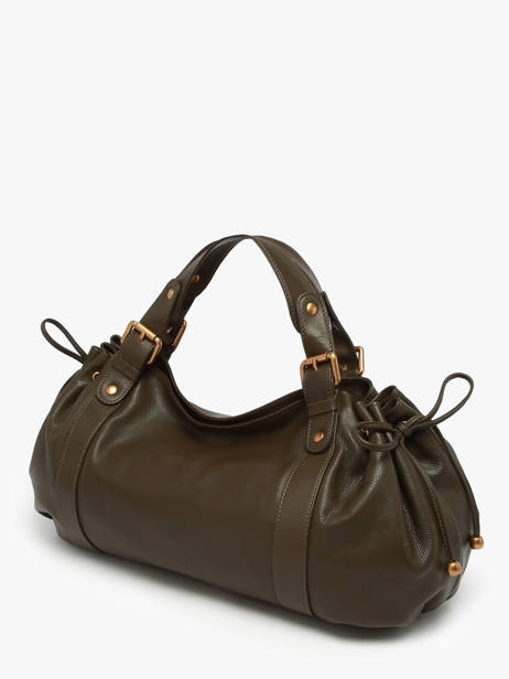 Schoudertas Icone Leder Gerard darel Groen icone DCS01410 ander zicht 2