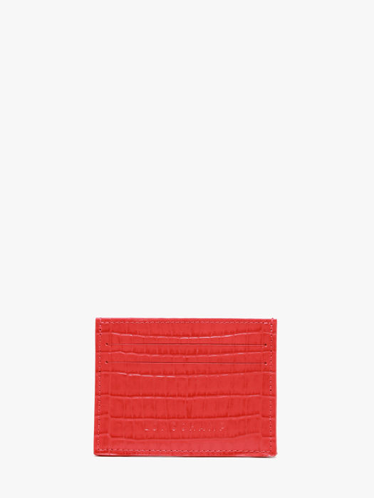 Longchamp Longchamp pocket croco Kredietkaarthouder Rood