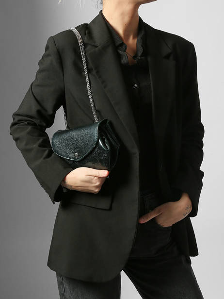 Cross Body Tas Gustave Minuit Leder Paul marius Groen minuit GUSTPMIN ander zicht 1