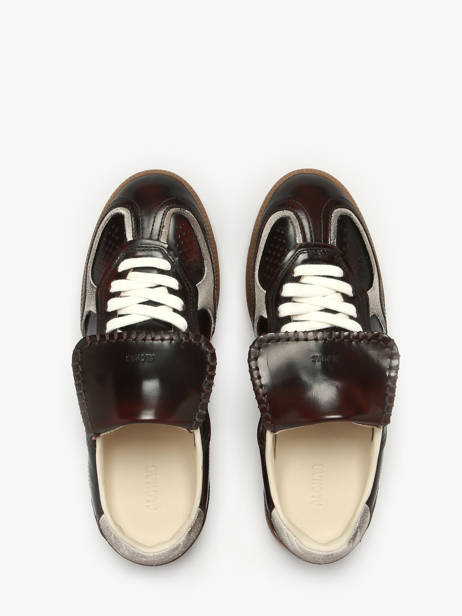 Sneakers Uit Leder Alohas Bruin women 10120904 ander zicht 3