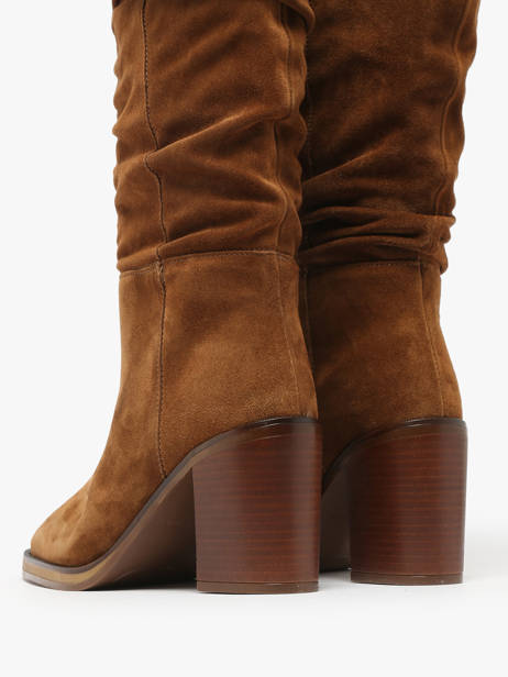 Laarzen Met Hak Camden Uit Leder Alpe Bruin women 52191101 ander zicht 7