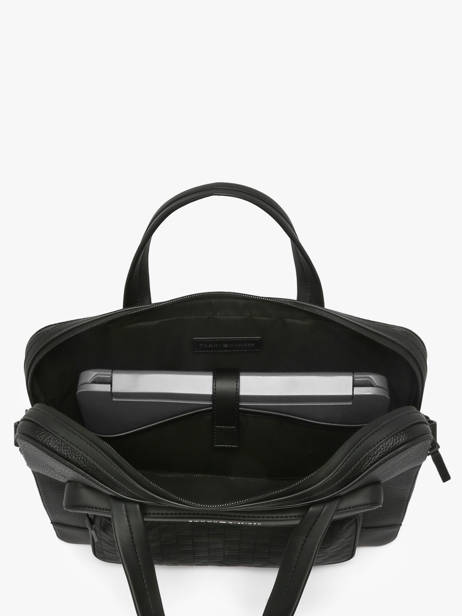 Documententas Tommy hilfiger Zwart modern tommy AM14002 ander zicht 3