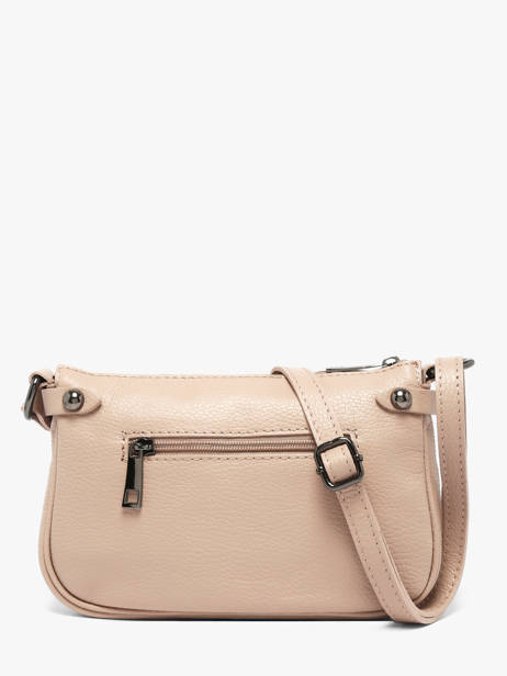 Cross Body Tas Caviar Leder Milano Beige caviar G1421N ander zicht 4
