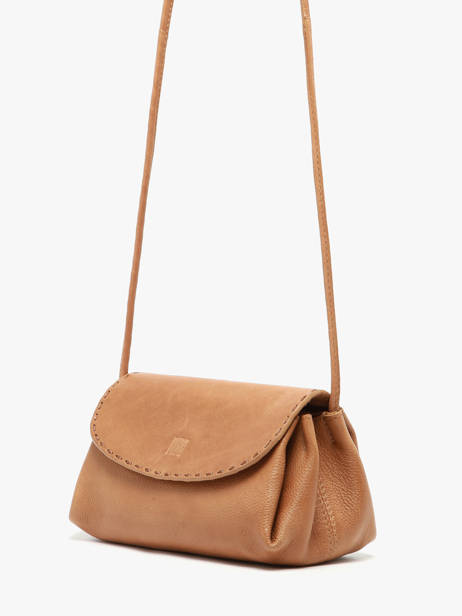 Cross Body Tas Leather Leder Biba Bruin leather ISE1L ander zicht 2