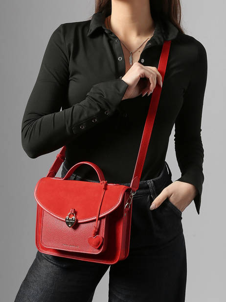 Cross Body Tas Melle George Fusion Leder Paul marius Rood fusion GEORGFUS ander zicht 1