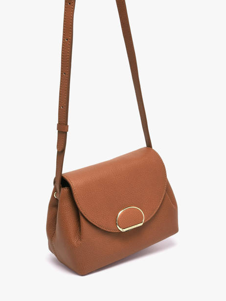 Cross Body Tas Milano Pia Leder Lancaster Bruin milano pia 130 ander zicht 2