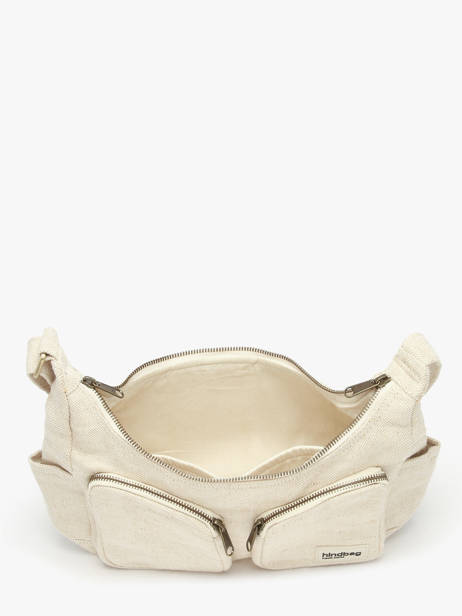 Cross Body Tas Jute Katoen Hindbag Beige jute JU ander zicht 3