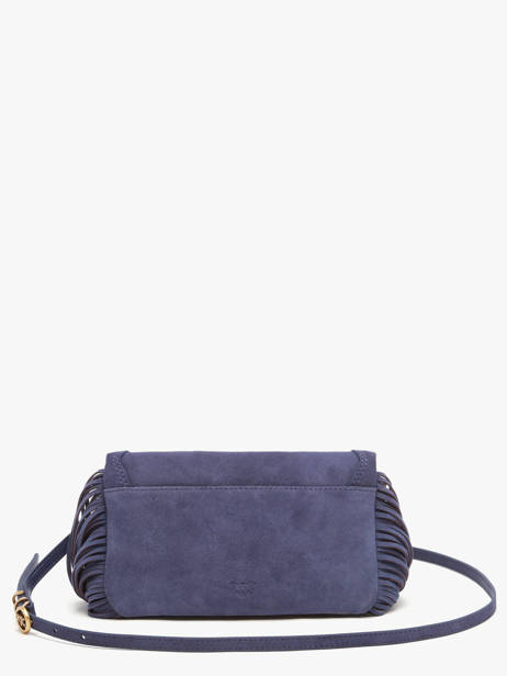 Cross Body Tas Love Bag Soft Leder Pinko Blauw love bag soft 6023A39A ander zicht 5