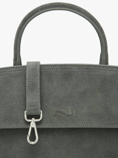 Cross Body Tas Clarita Suède Leder Nathan baume Groen nathan 18S ander zicht 3