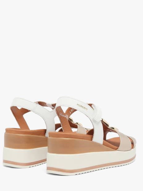 Sandalen Met Platformzool Uit Leder Mephisto Goud women P5148798 ander zicht 2