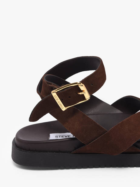 Sandalen Uit Leder Steve madden Groen women 11004935 ander zicht 1
