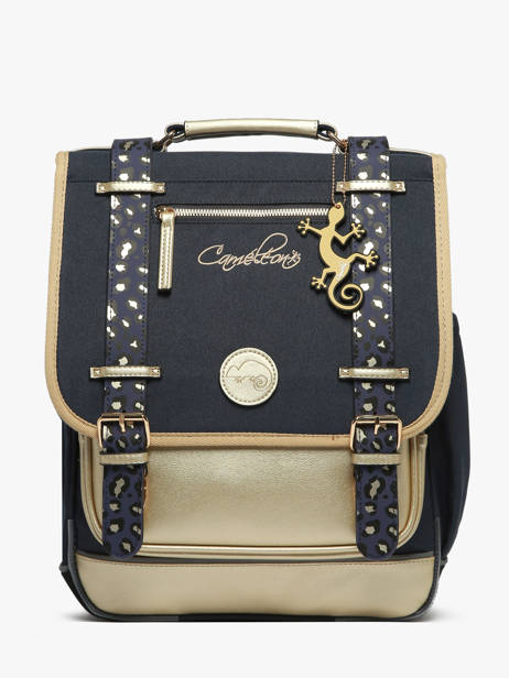 Rugzak 3 Compartimenten Cameleon Blauw vintage fantasy PBVGSD39