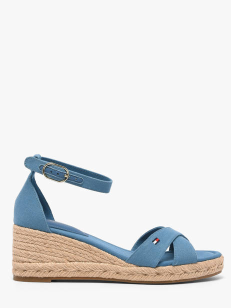 Sandalen Uit Leder Tommy hilfiger Blauw women 9332CZQ