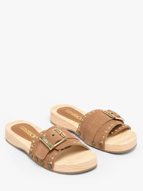 Slippers Uit Leder Colors of california Bruin women HCBAYL05 ander zicht 1