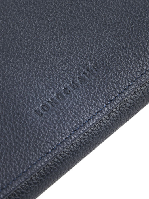 Longchamp Le foulonné Portefeuille Blauw