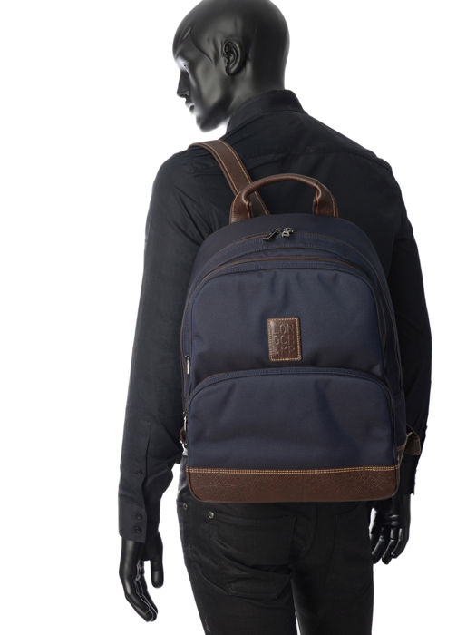 Longchamp Boxford Rugzak Blauw