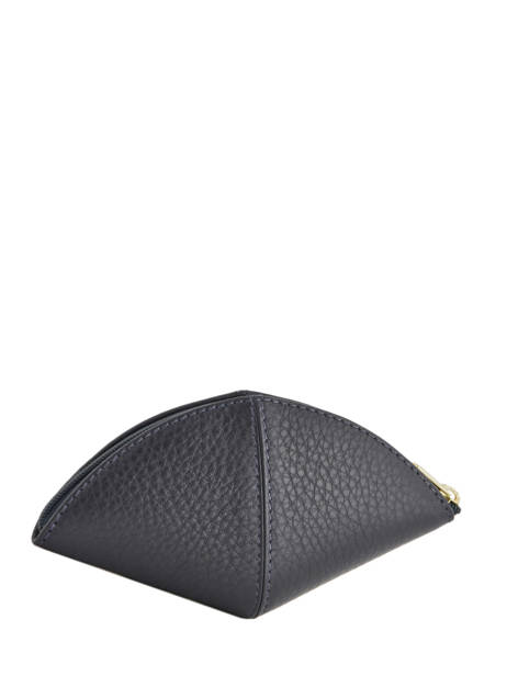 Portemonnee Leder Yves renard Blauw foulonne 29367 ander zicht 2