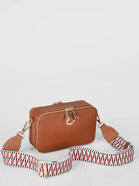 Cross Body Tas City Philos Leder Lancaster Bruin city philos 70 ander zicht 2