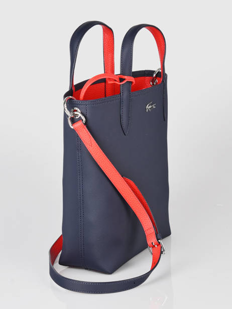 Schoudertas Anna Omkeerbaar Lacoste Blauw anna NF2991AA ander zicht 4