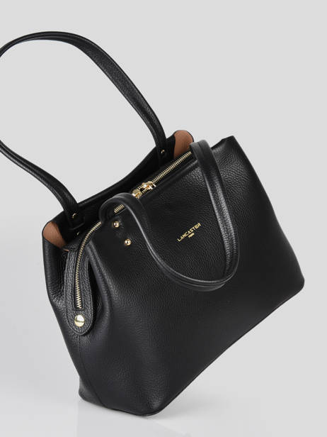 Handtas Foulonne Double Lancaster Zwart foulonne double 47 ander zicht 2