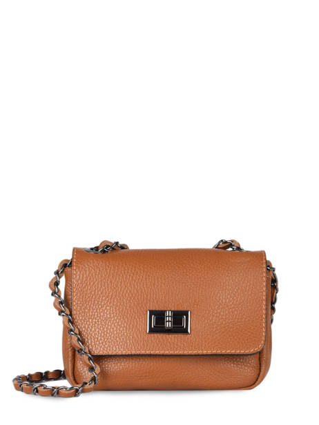 Cross Body Tas Caviar Leder Milano Oranje caviar CA21122