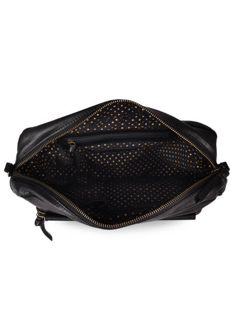 Cross Body Tas Naina Leder Pieces Zwart naina 17122474 ander zicht 3