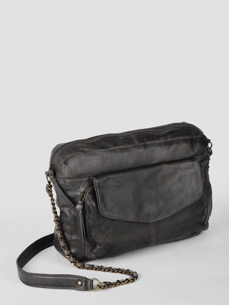 Cross Body Tas Naina Leder Pieces Zwart naina 17122474 ander zicht 2