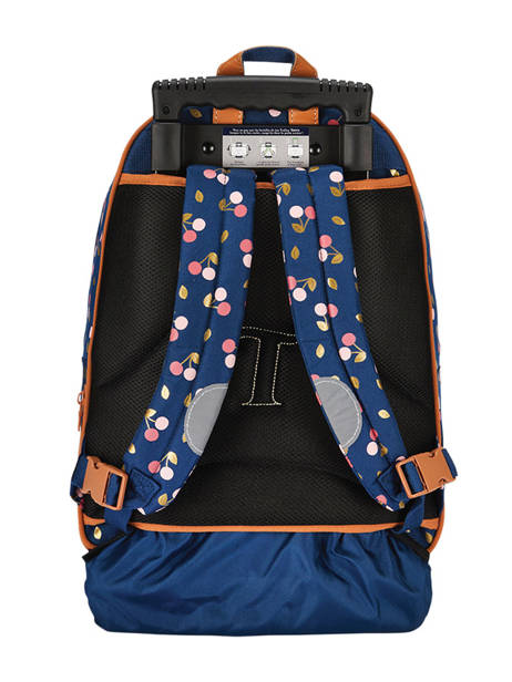 Rugzak Op Wieltjes 2 Compartimenten Tann's Blauw les fantaisies f 73242 ander zicht 4