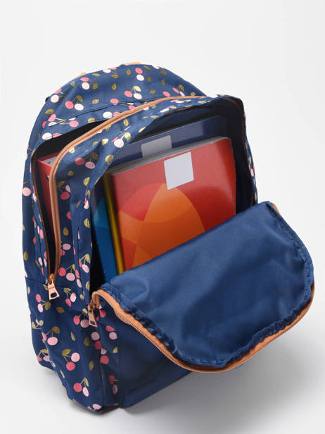 Rugzak 2 Compartimenten Tann's Blauw les fantaisies f - 22-63242 ander zicht 3