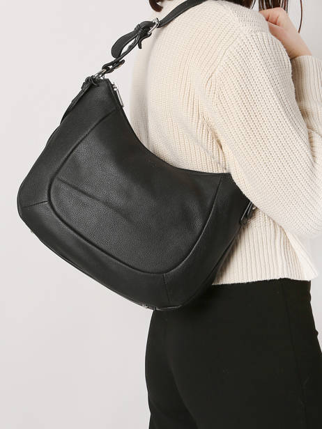 Schoudertas Confort Leder Hexagona Zwart confort 464779 ander zicht 1