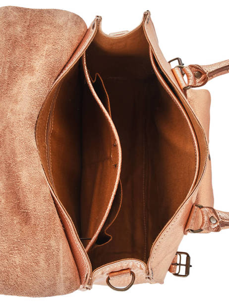 Shoppingtas Vintage Leder Paul marius Goud vintage M ander zicht 3