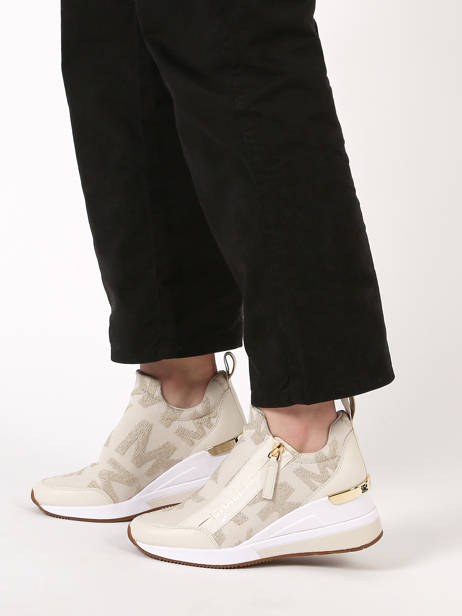 Sneakers Willis Wedge Michael kors Goud women S2WIFS4D ander zicht 2