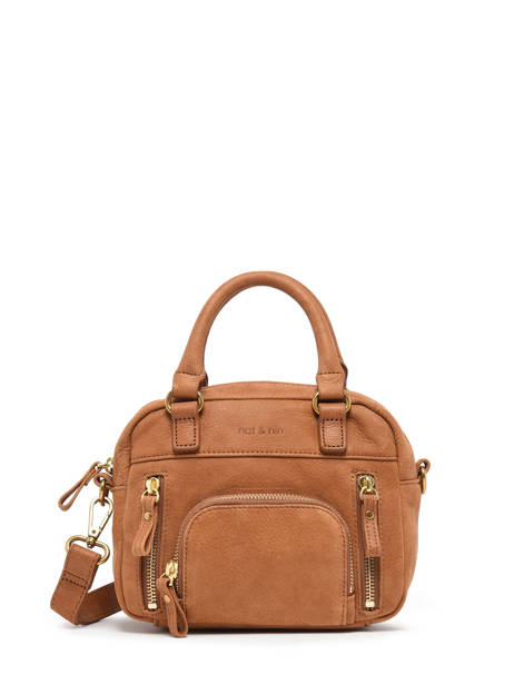 Cross Body Tas Vintage Leder Nat et nin Bruin vintage MICRMACY