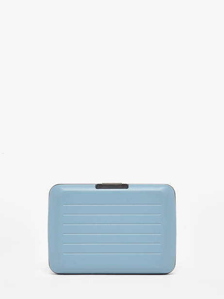 Kaarthouder Leder Ogon Blauw matte MAT ander zicht 2