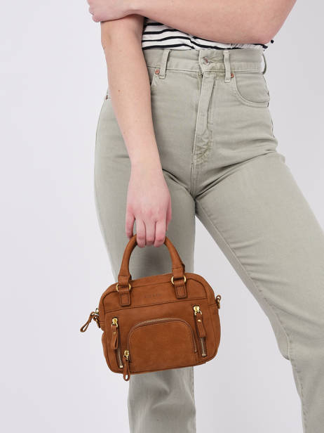 Cross Body Tas Vintage Leder Nat et nin Bruin vintage MICRMACY ander zicht 1