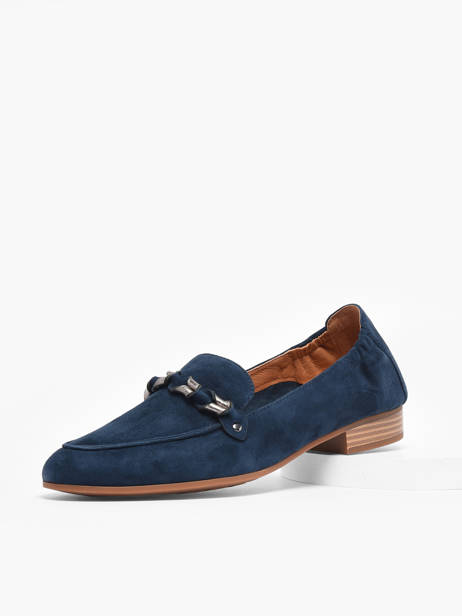 Mocassins Zanga Uit Leder Mam'zelle Blauw women 4154304 ander zicht 1